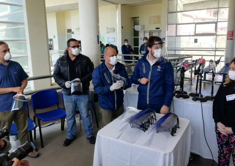 Municipalidad de Valparaíso repartirá escudos faciales en centros asistenciales