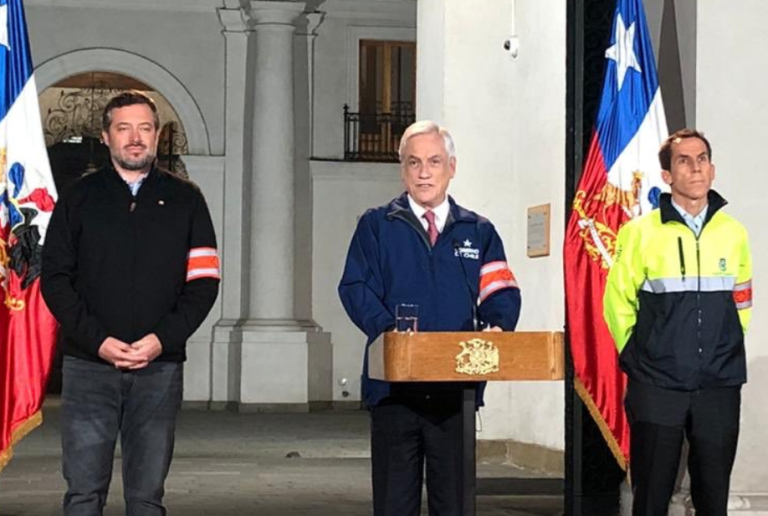 Piñera anunció endurecimiento de sanciones ante quienes no respeten cuarentena o salgan sin mascarillas