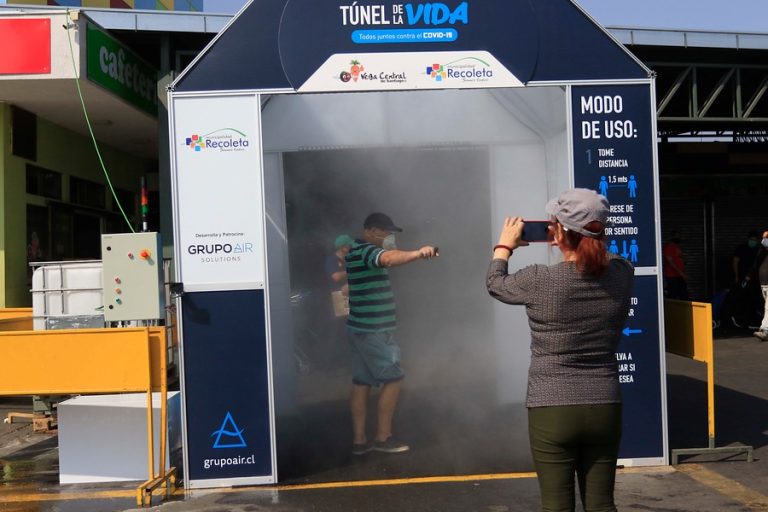 Expertos recomiendan no usar túneles sanitizadores: 