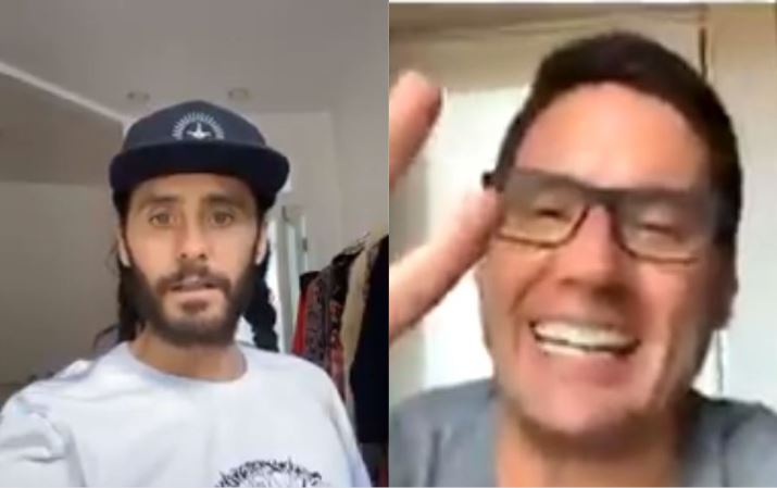 Espectacular crossover: Jared Leto aceptó solicitud de Pancho Saavedra en un live de Instagram