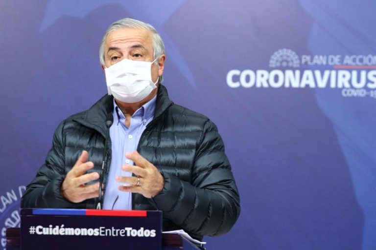 Ministro Mañalich informó preocupación por nuevos brotes en Punta Arenas, Concepción, Talca y Chillán
