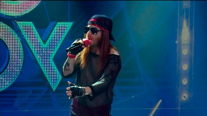 Axl Rose no defraudó y se echó al jurado al bolsillo