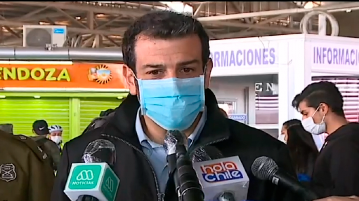 Detienen a contagiado con COVID-19 en terminal de buses San Borja