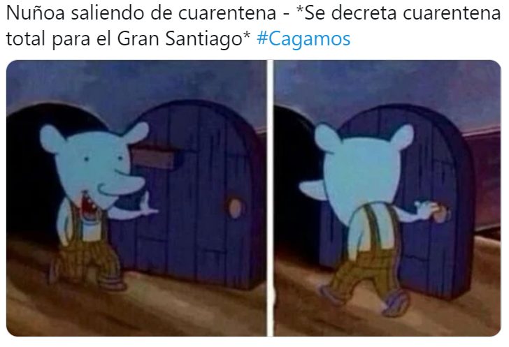 Los mejores memes que dejó la cuarentena total en el Gran Santiago