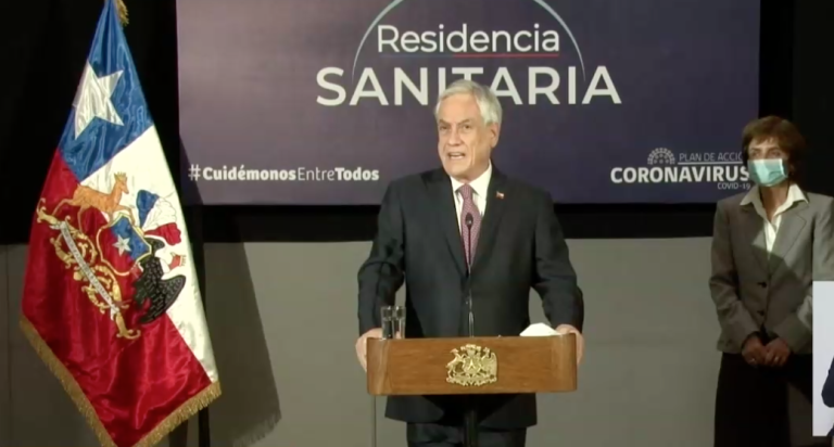 Pdte. Piñera reconoció errores del gobierno en el manejo del COVID-19: 