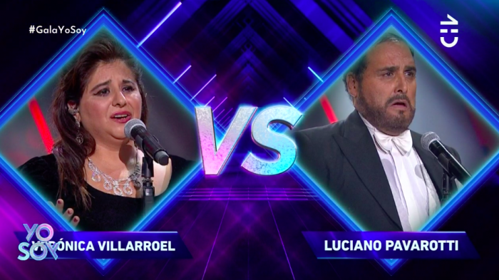 Duelo lirico: Luciano Pavarotti y Verónica Villarroel se enfrentaron con potentes presentaciones en Yo Soy