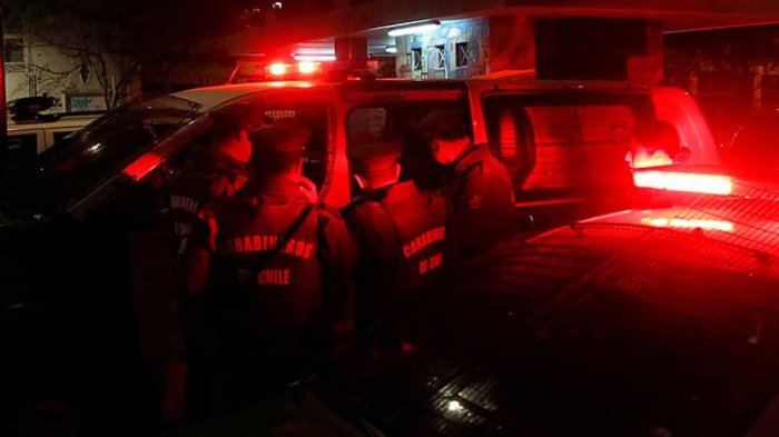 Persecución policial terminó con delincuente herido en Las Condes