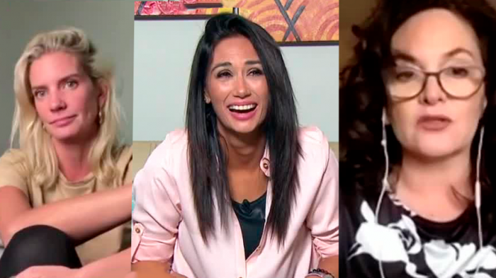 ¿A qué famoso resucitarías? Cata Guerra y Javiera Acevedo propusieron una dupla que sacó risas a Pamela Díaz