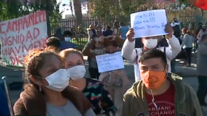 Incidentes en San Bernardo: Pobladores del campamento Dignidad acusan abandono por parte de la municipalidad