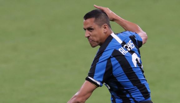 Alexis sólo jugó los últimos minutos en la victoria del Inter sobre la Sampdoria