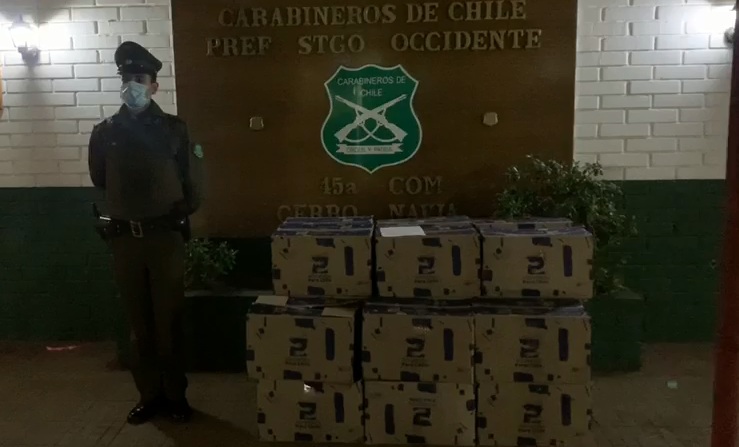 Cerro Navia: Roban más de una decena de cajas de alimentos en medio de asalto a mano armada