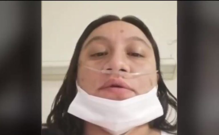 Mujer registró en video su hospitalización por COVID-19 hasta que se recuperó