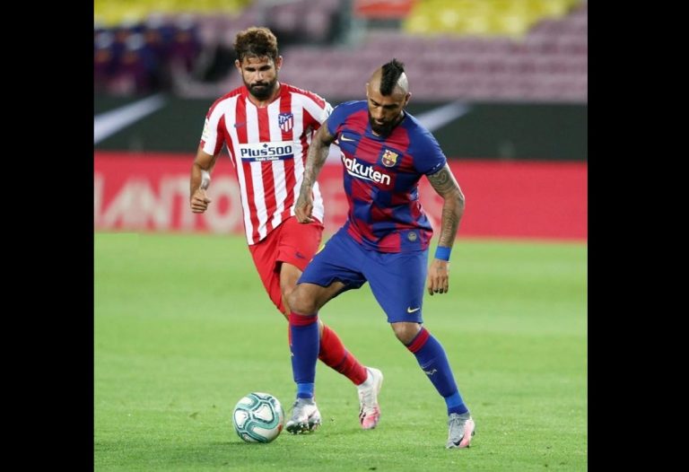 Barcelona sólo logró un empate pese a gran actuación de Vidal y al gol 700 de Messi