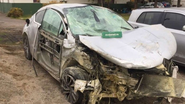 Conductor solo tiene 14 años: Menor de edad protagonizó intensa persecución y choque en La Pintana