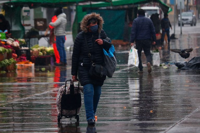 Las lluvias regresan a la zona central: ¡Podrían caer hasta 40 milímetros de agua!