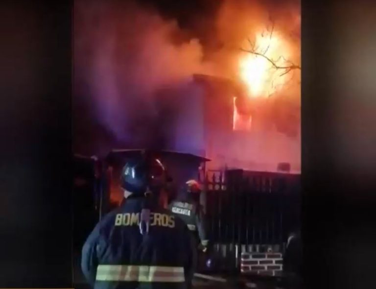 Calefactor eléctrico provocó fatal incendio: Murieron padres y uno de sus hijos de 6 años