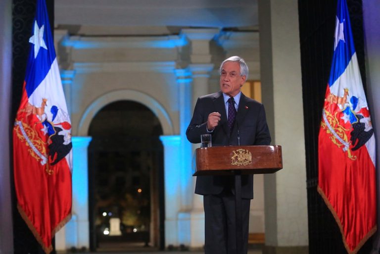 Piñera anuncia Plan Fortalecido de Protección a la Clase Media con transferencia directa de $500 mil