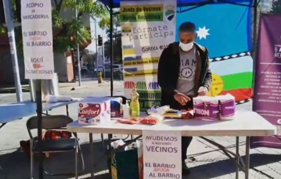 Dirigente vecinal se fue detenido por hacer una olla común