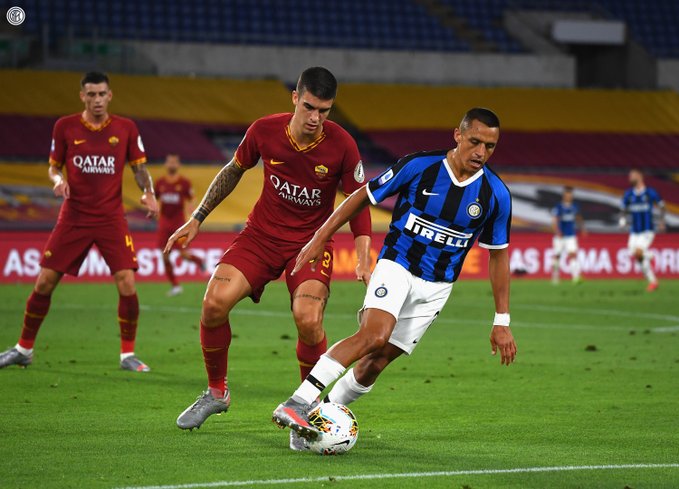 Sigue prendido: Alexis dio un pase gol, pero el Inter no pudo derrotar a la Roma