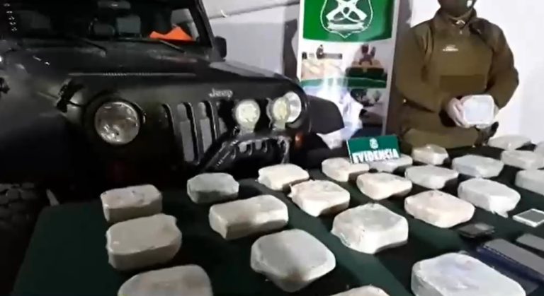 Sorprendidos durante patrullajes de rutina: 5 sujetos fueron detenidos en Calama transportando $320 millones en drogas