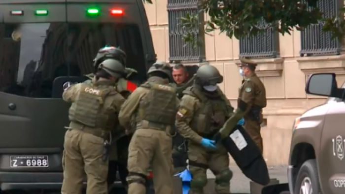 Operativo policial por artefacto sospechoso en las cercanías de La Moneda