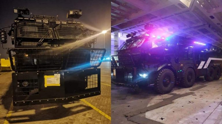 Video muestra el nuevo lanza aguas de Carabineros: Lo compraron tras el estallido de octubre