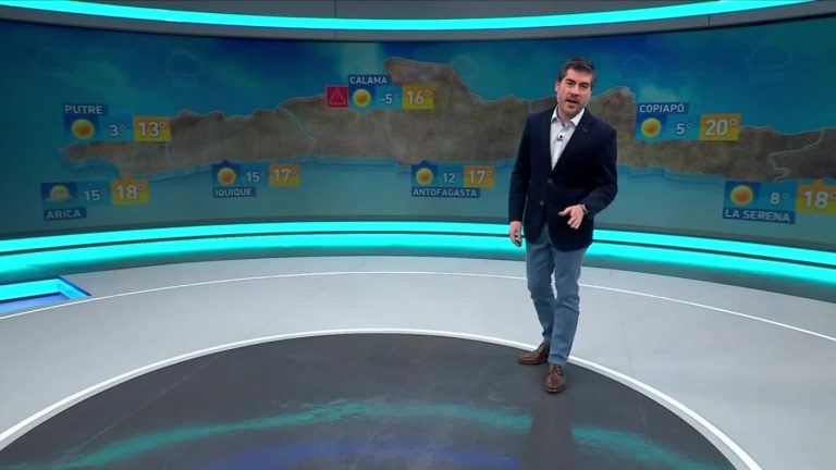 Eduardo Sáez y el pronóstico del tiempo para este viernes 24 de julio