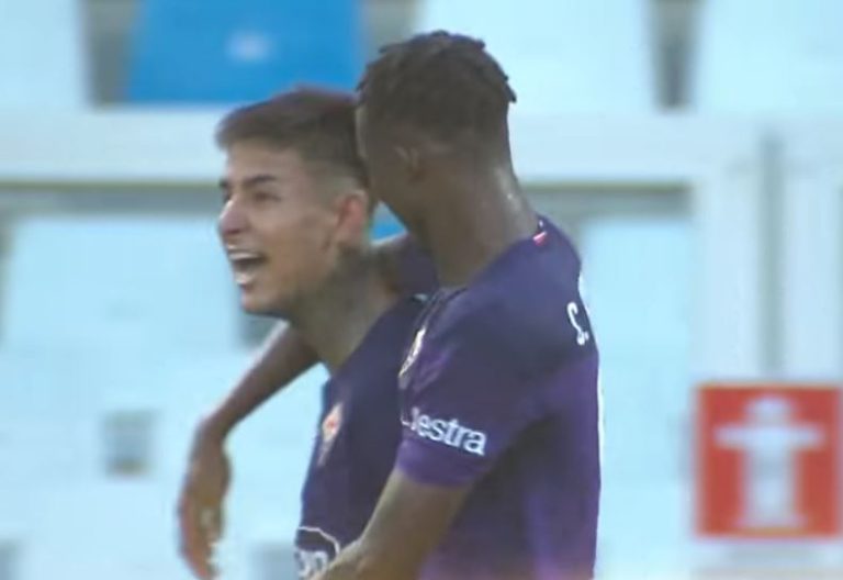 Pulgar figura: Marcó y dio un pase gol en triunfo de la Fiorentina