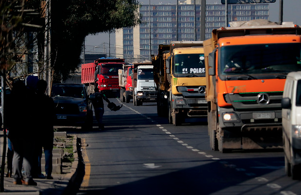 Camioneros de Chile por hechos de violencia en La Araucanía: 