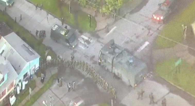 Carabineros desalojó la Municipalidad de Tirúa tras toma de comuneros mapuche: Hubo tres detenidos