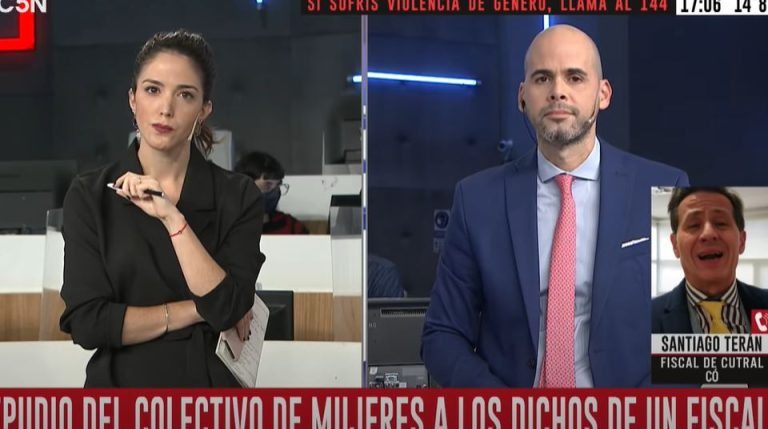 La notable respuesta de periodista argentina a fiscal que la trató de 