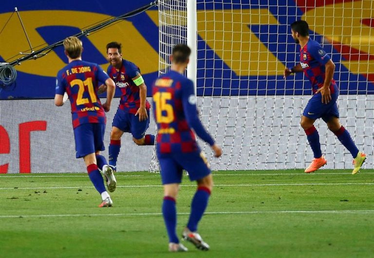 Barcelona derrotó al Napoli y avanzó a los cuartos de final de la Champions League
