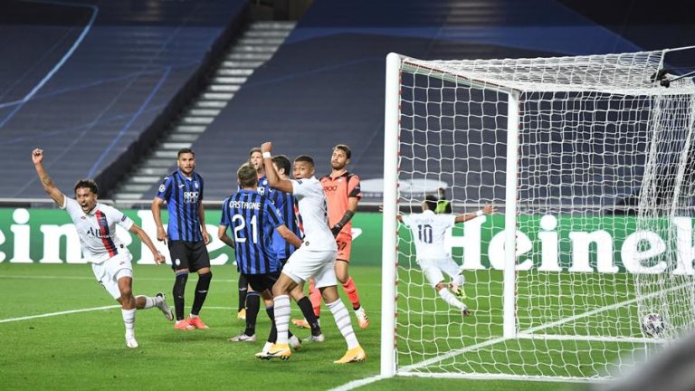 Infartante: PSG le remontó al Atalanta con dos goles en el epílogo y pasó a las semis de Champions