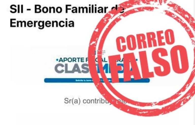 “No lo abras”: SII advierte sobre estafa en falso correo sobre el bono de clase media