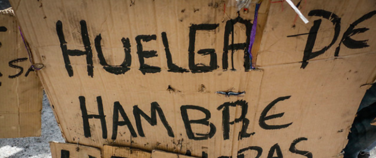 Agricultora está en huelga de hambre por 