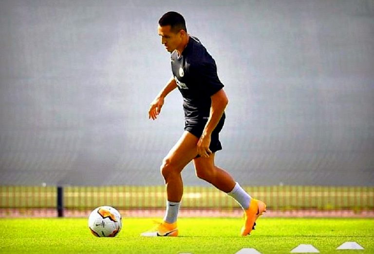 Alexis practicó e Inter sonríe con la opción de tenerlo para la final de la Europa League