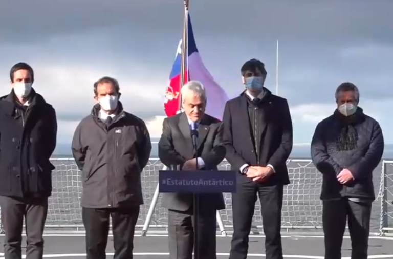 Piñera promulgó ley de nuevo Estatuto Chileno Antártico: 