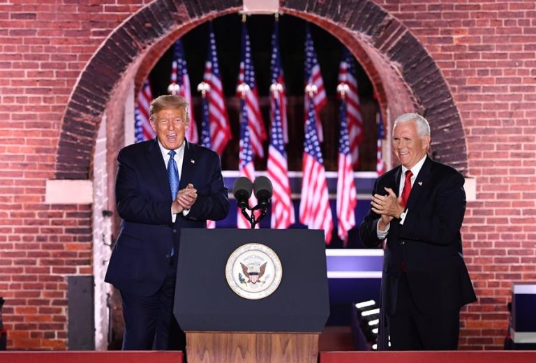 Pence acepta renominación a vicepresidente: 