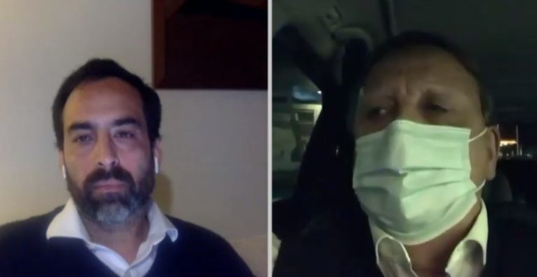 Presidentes de gremios de camioneros debaten ideas por paralización: 