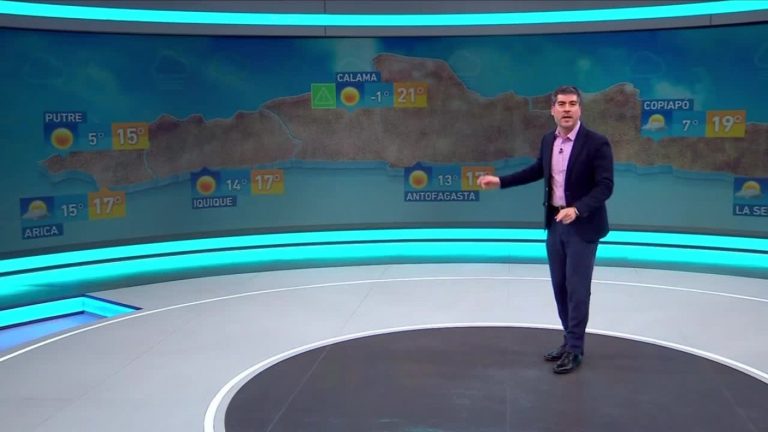 Eduardo Sáez y el pronóstico del tiempo para este martes 11 de agosto