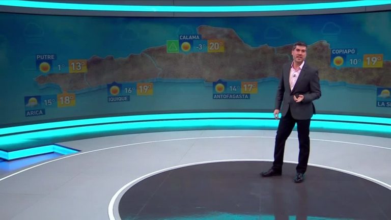 Eduardo Sáez y el pronóstico del tiempo para este jueves 13 de agosto