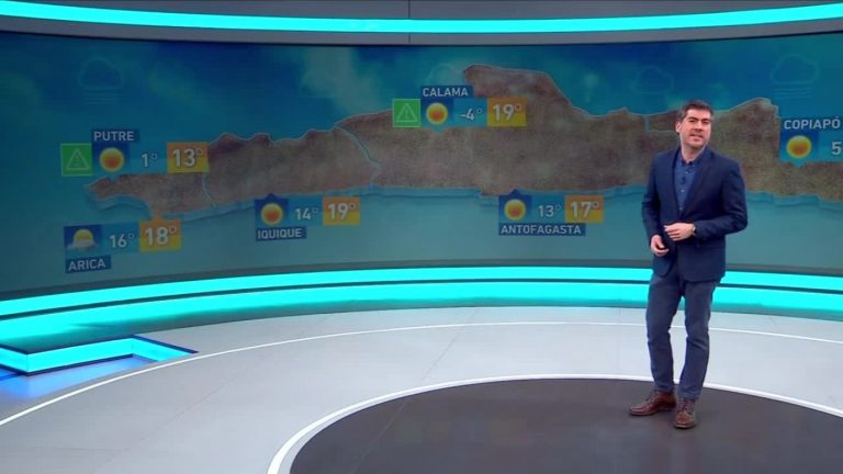 Eduardo Sáez y el pronóstico del tiempo para este viernes 14 de agosto