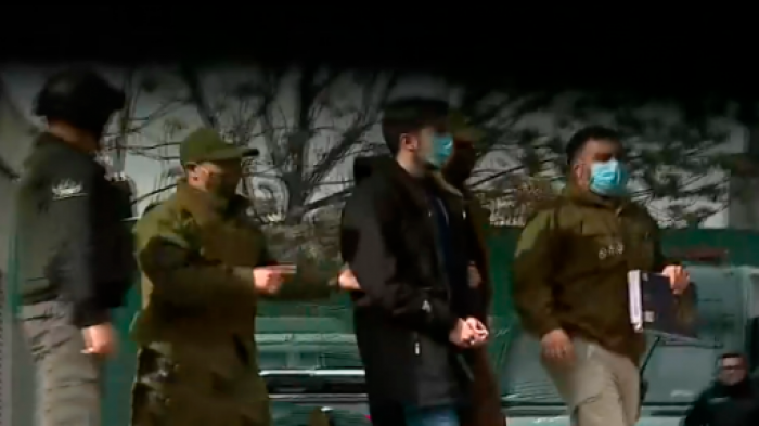 Así fue el traslado de Hernán Calderón Argandoña hasta el Centro de Justicia para su formalización