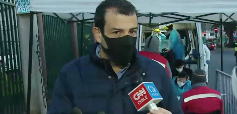 Estación Central aplica test PCR a choferes de transporte público: 