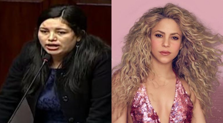 Diputada peruana citó a Shakira para pedir la destitución de Vizcarra