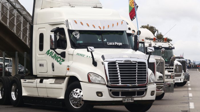 Camionero murió atropellado en Ruta 5 Sur: Lo impactó otro camión que cruzaba bloqueo