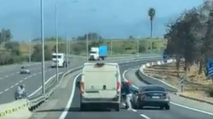 Violenta encerrona a conductor de furgón en plena Ruta 68