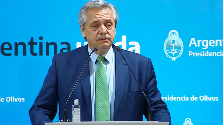 La criticada frase de Alberto Fernández: 
