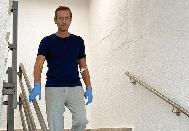 Navalny tras mejorar de envenenamiento: 