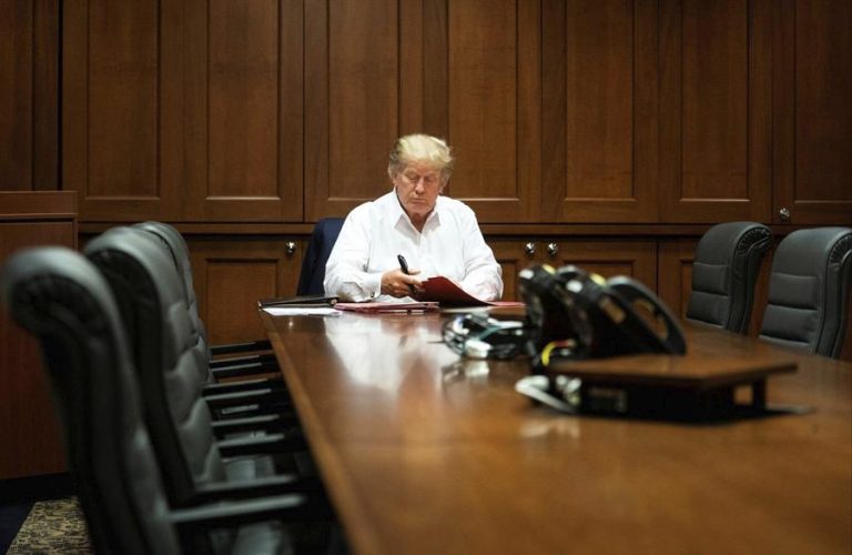 Trump está tomando remdesivir y varios medicamentos más para tratar el coronavirus